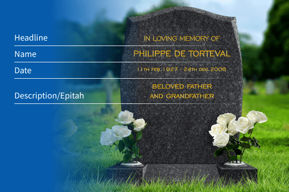 Headstone Example